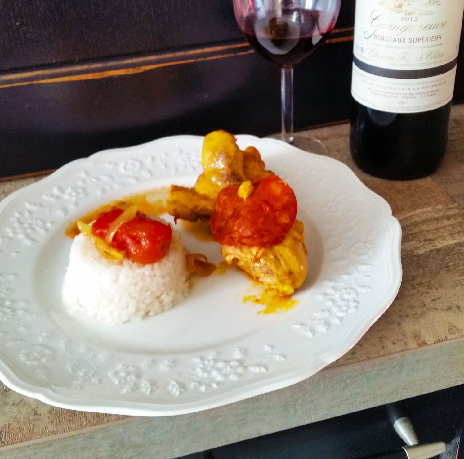 Poulet à la Réunionnaise - Caves de Rauzan, Le Blog